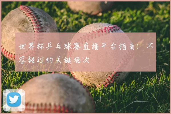 世界杯乒乓球赛直播平台指南：不容错过的关键场次